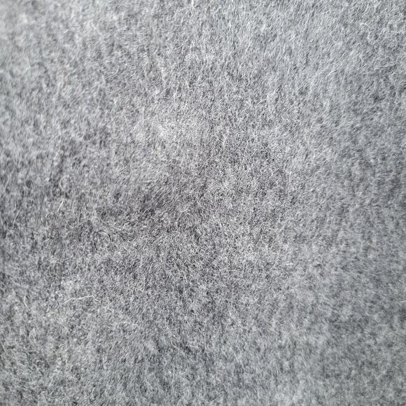 Open Front Baby Alpaca Ruana One Size Grey - Picture 7 of 7